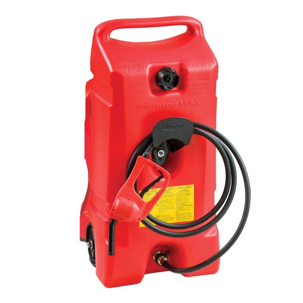 14 Gallon Portable Gas Tank �� 2 Pack with Pump, Red