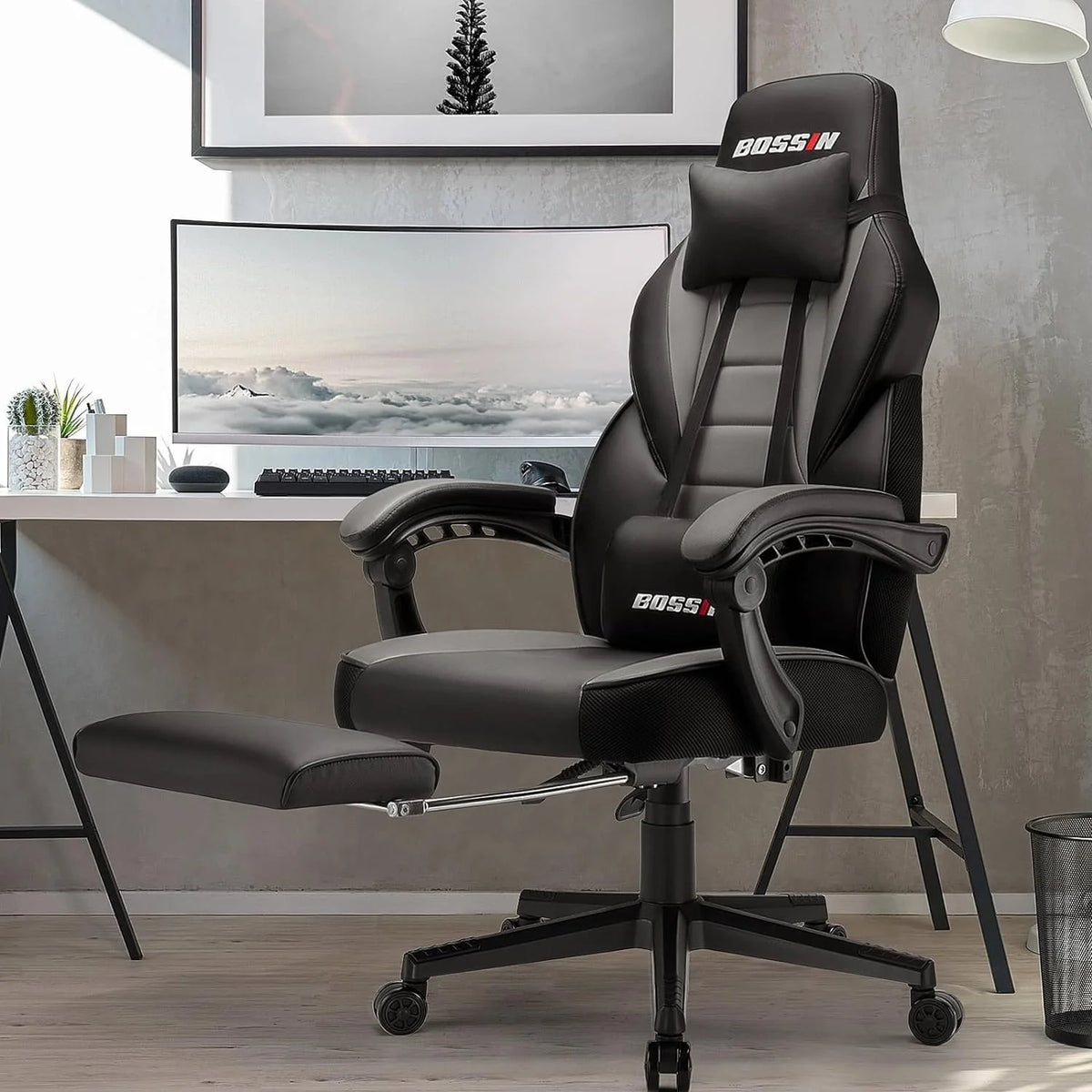 Racing Style Gaming Chair, 300 lbs Big and Tall High Back Computer Chair
