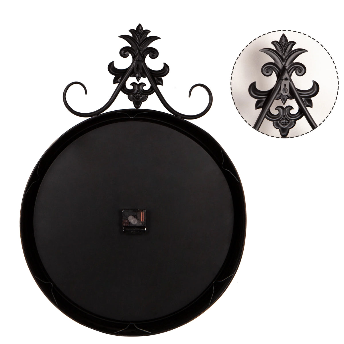 Large Antique Wall Clock, Vintage Decorative Hanging Clock for Living Room, Bedroom and Office