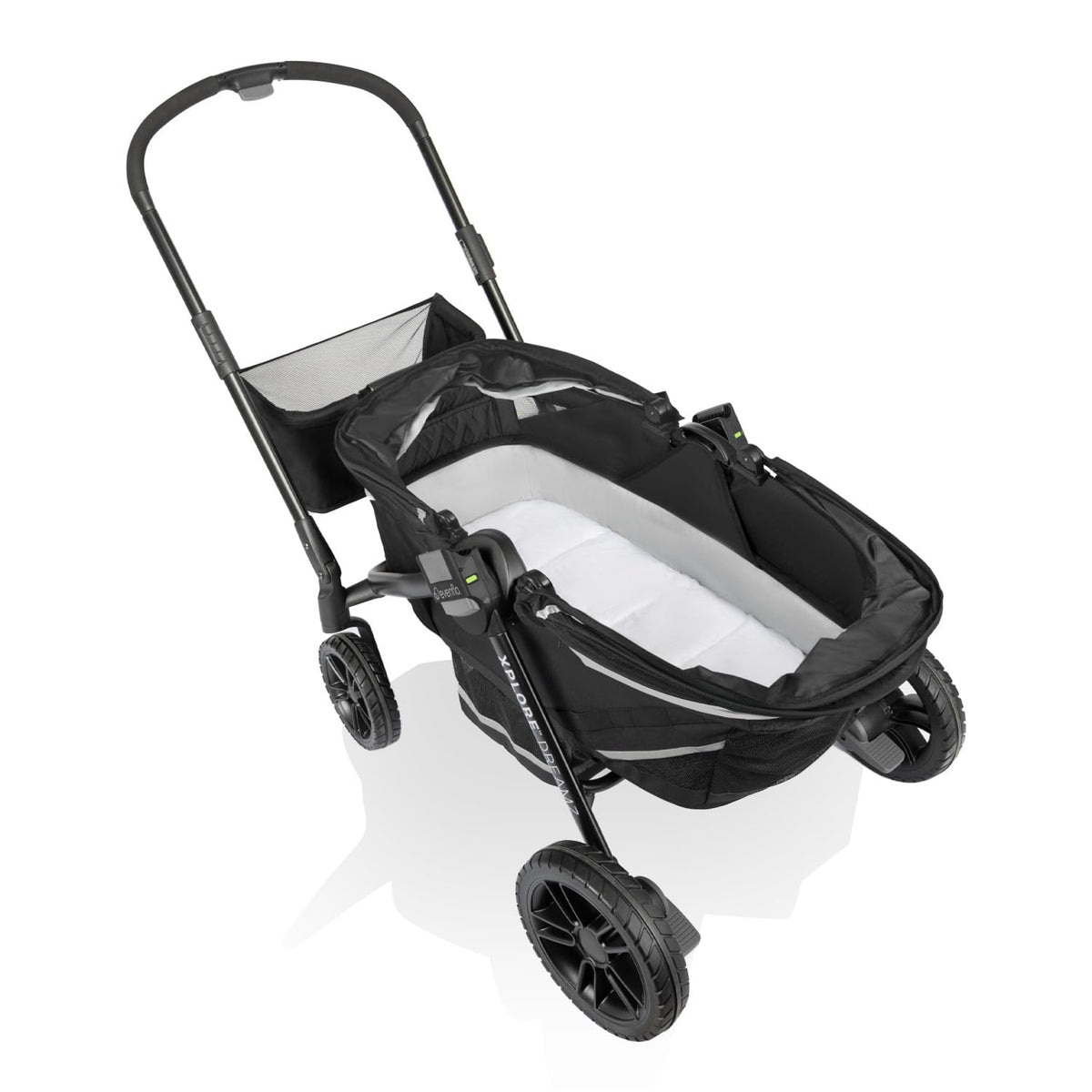 2-in-1 All-Terrain Baby Stroller Wagon with Canopy and Storage - Gray