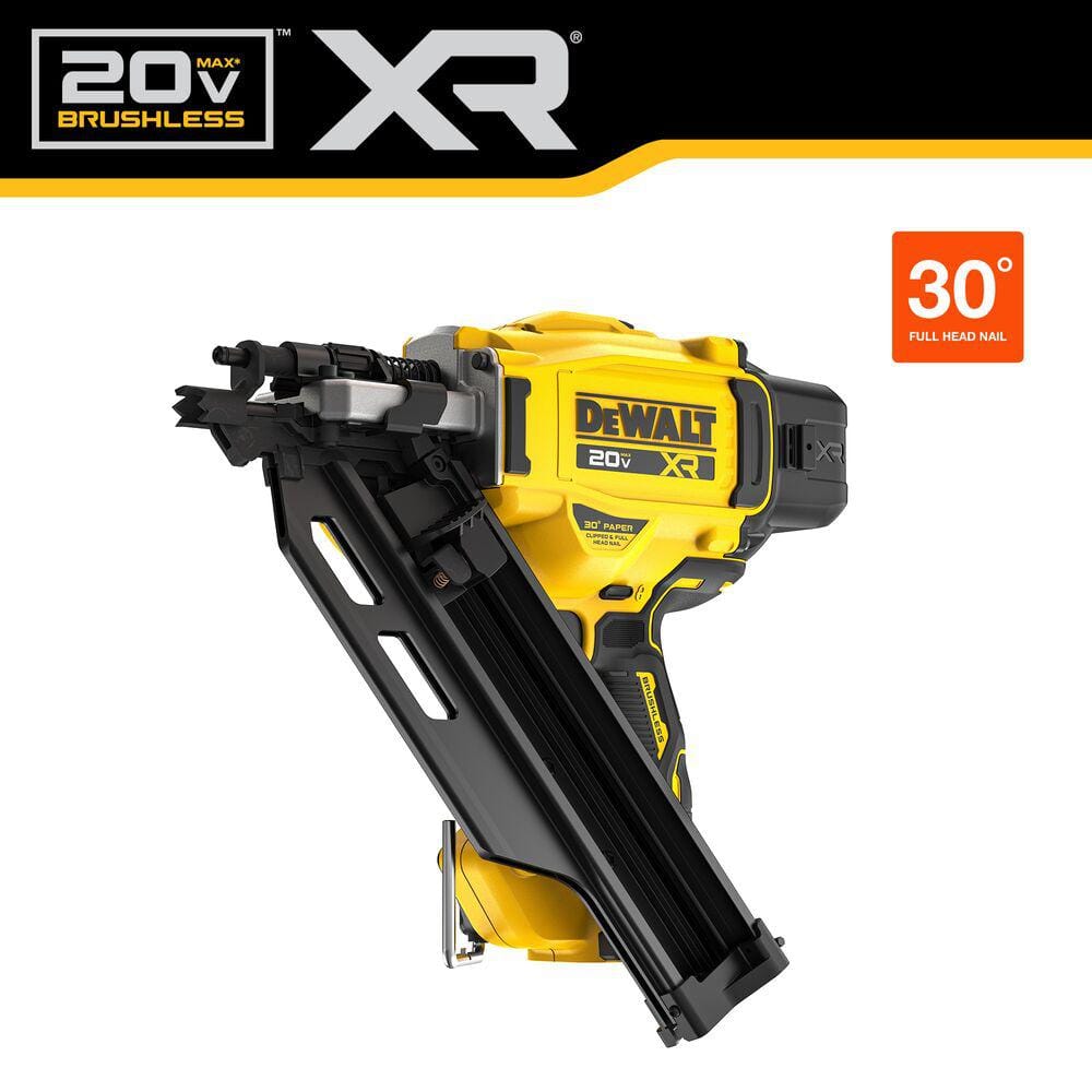 DEWALT DCN930B - 20-Volt 30° Cordless Framing Nailer