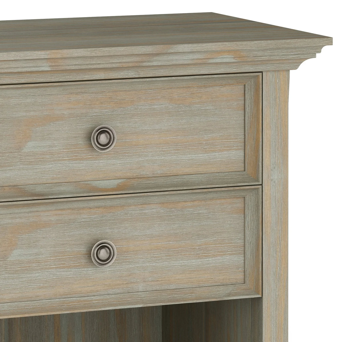 24 Inch Wide Solid Wood Nightstand, Bedside Table and Bedroom End Table