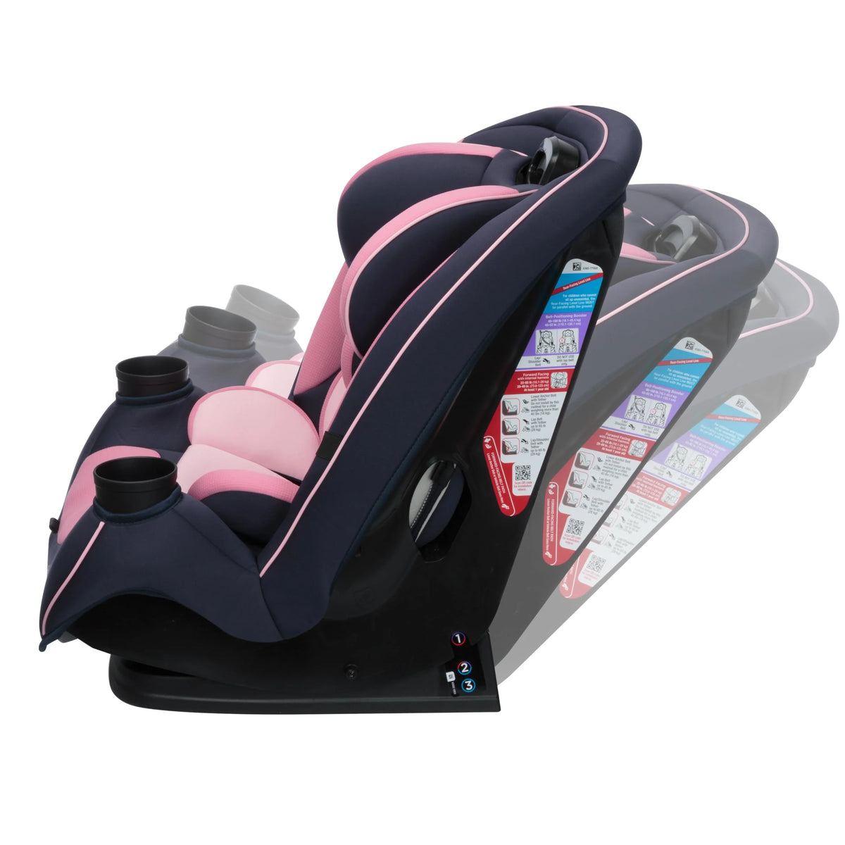 3-in-1 Slim Convertible Car Seat, All-in-One Infant Toddler Booster Seat, Rear & Forward Facing Child Safety Seat