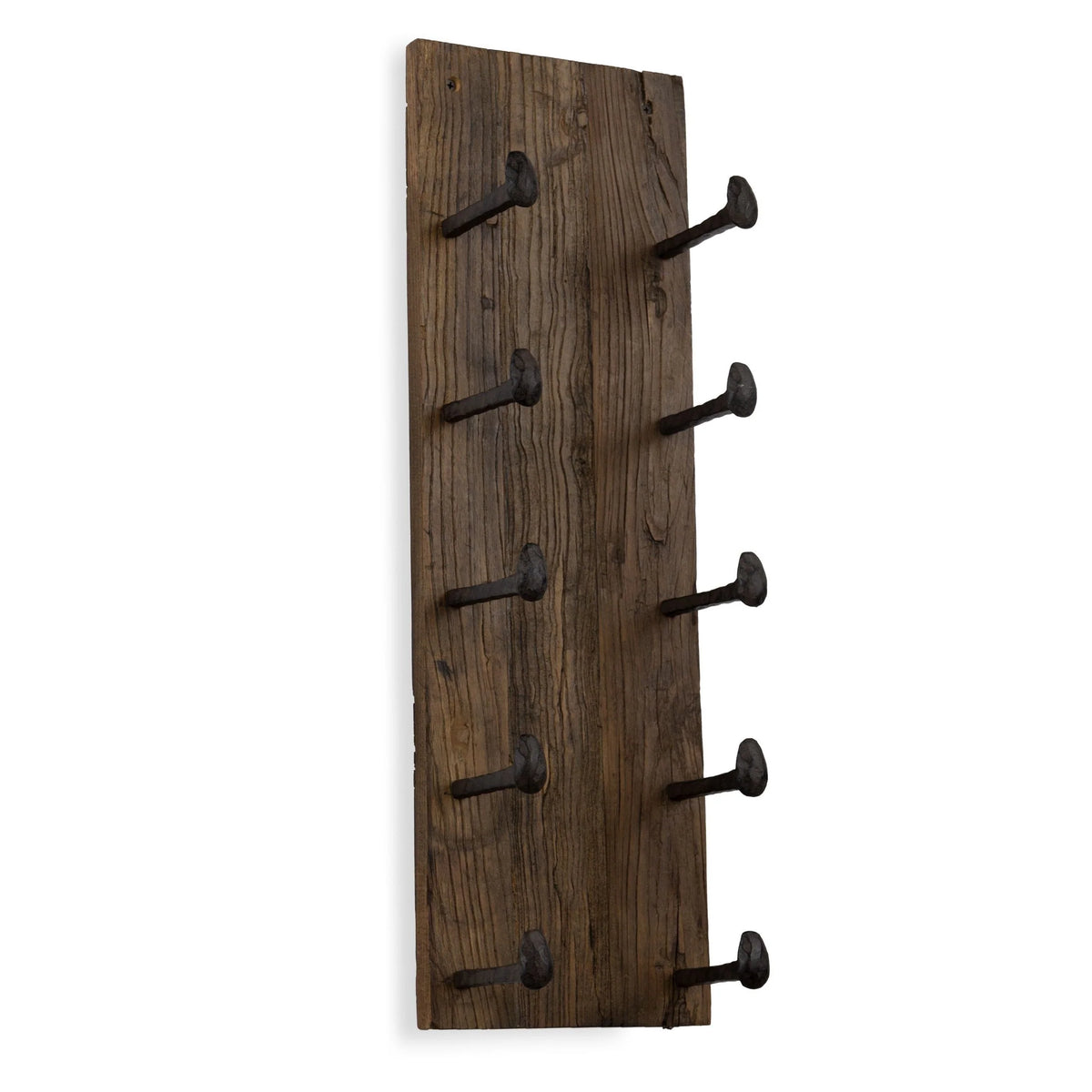 5 Bottle Wood Wall Mounted Wine Rack, Walnut Finish Bottle Holder for Kitchen, Dining Room and Home Bar