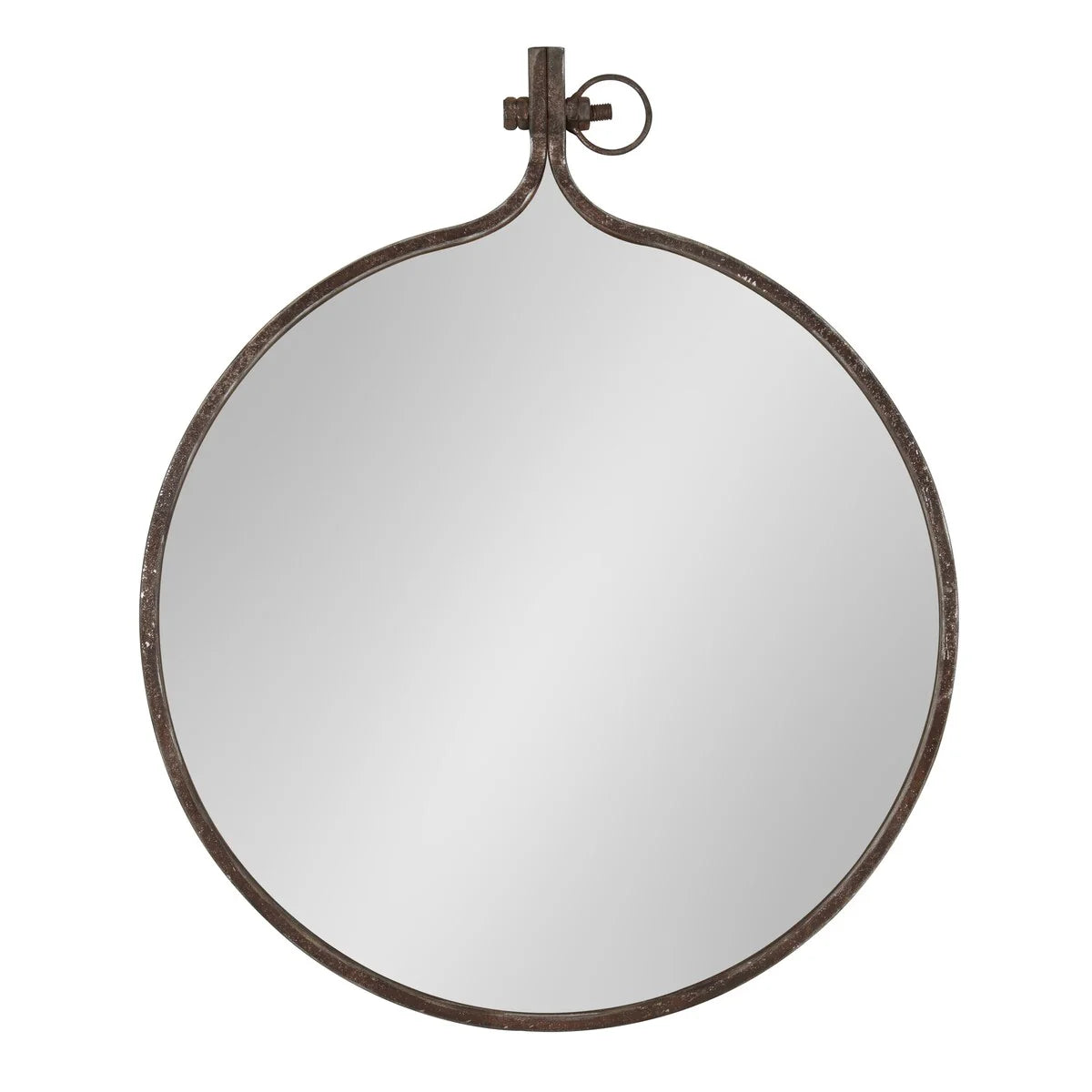 Modern Round Wall Mirror, Decorative Circular Accent Mirror for Living Room, Bedroom and Entryway