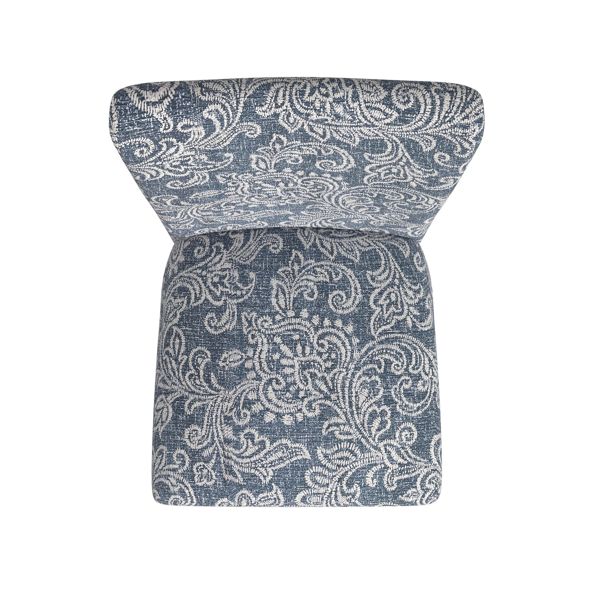 Set of 2 Upholstered Medallion Dining Chairs, Comfortable Parsons Style Chairs for Kitchen and Dining Room