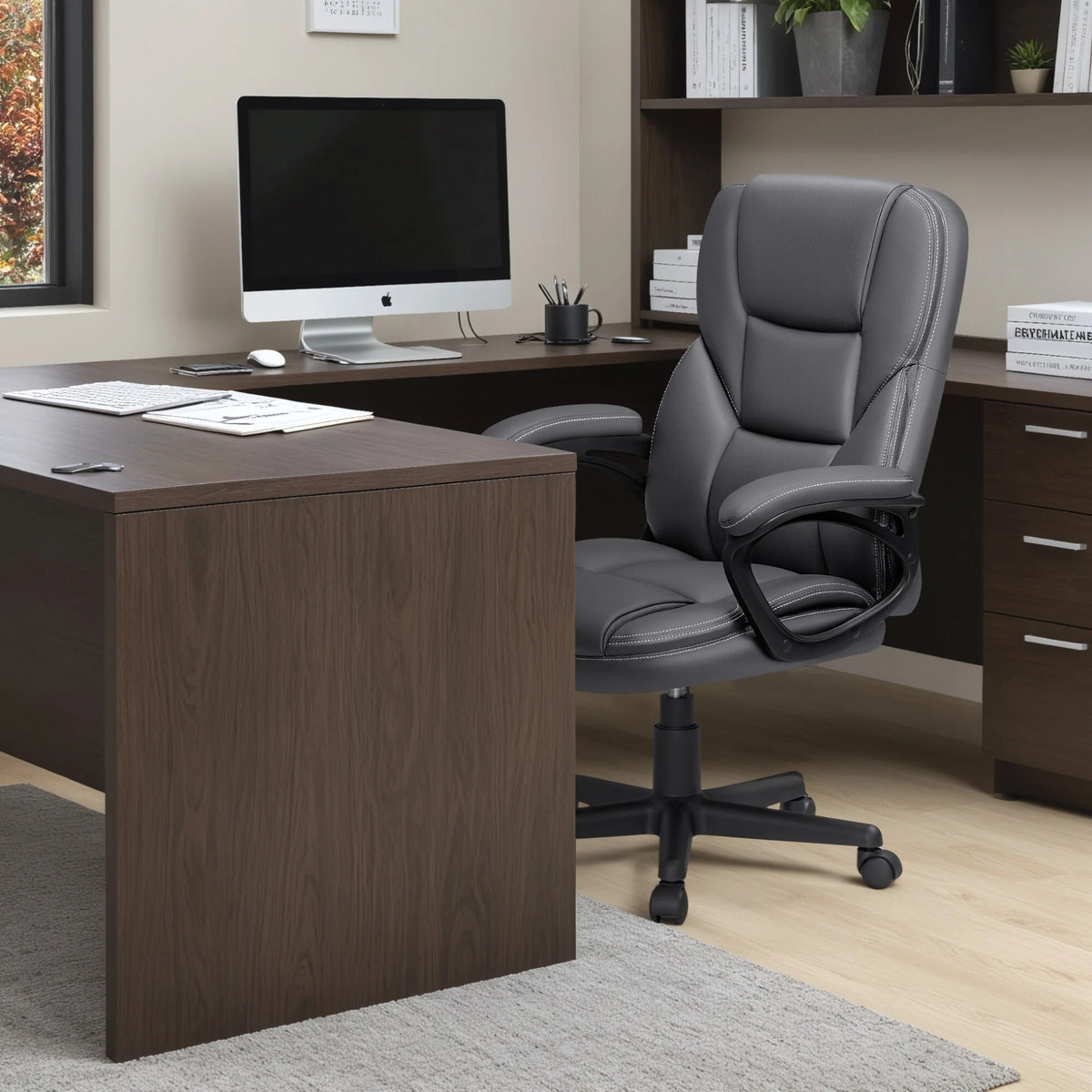 High Back Executive Office Chair, Ergonomic Computer Desk Chair for Home and Office