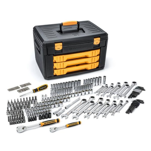 232-Piece Mechanics Tool Set �� SAE/Metric with Standard & Deep Sockets