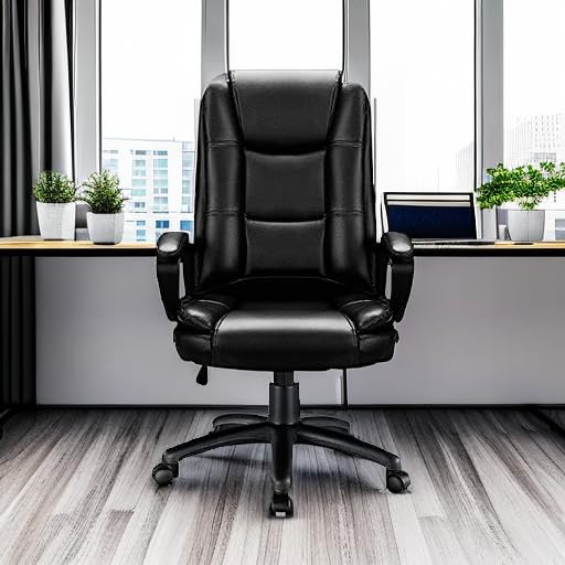 Big and Tall Home Office Chair, Heavy Duty Ergonomic Computer Desk Chair for Home and Work