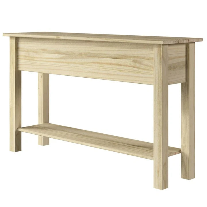 Wood Console Table with 3 Drawers, Entryway Hallway Storage and Display Table for Home