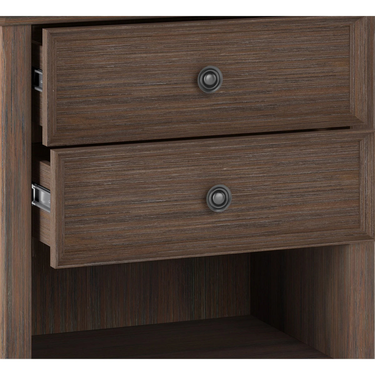 24 Inch Wide Solid Wood Nightstand, Bedside Table and Bedroom End Table