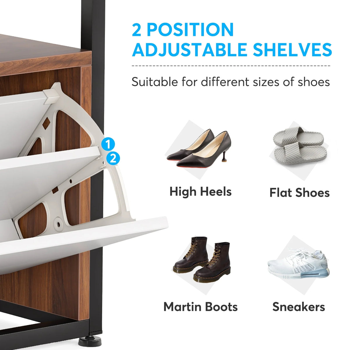 Entryway Coat Rack and Shoe Bench Set, Industrial Hall Tree with Coat and Shoe Storage