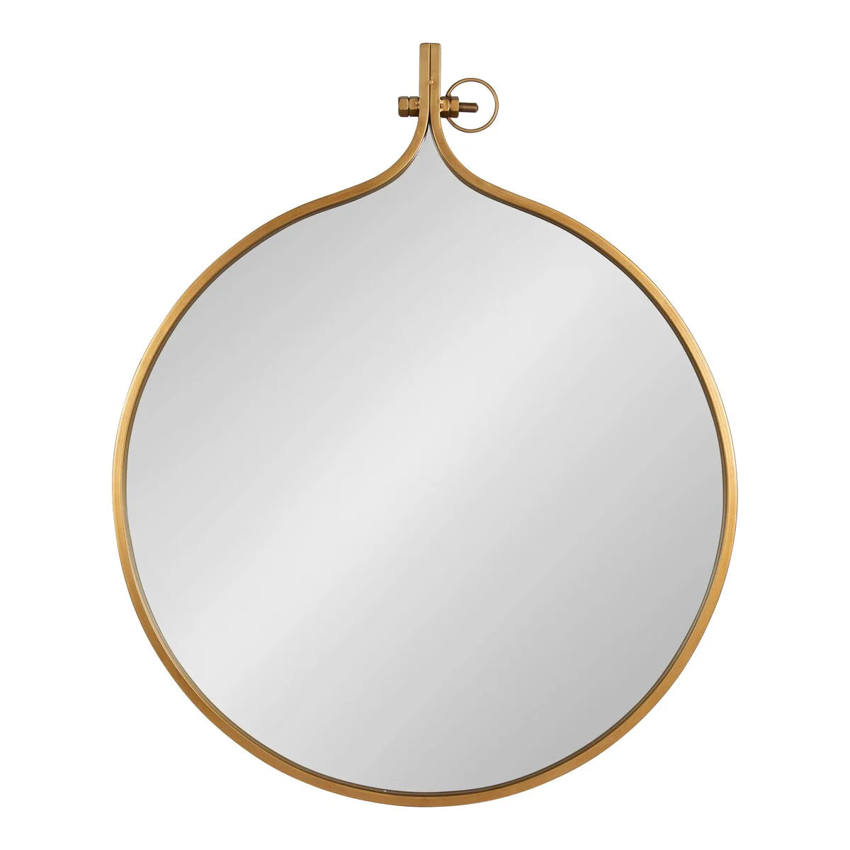 Modern Round Wall Mirror, Decorative Circular Accent Mirror for Living Room, Bedroom and Entryway