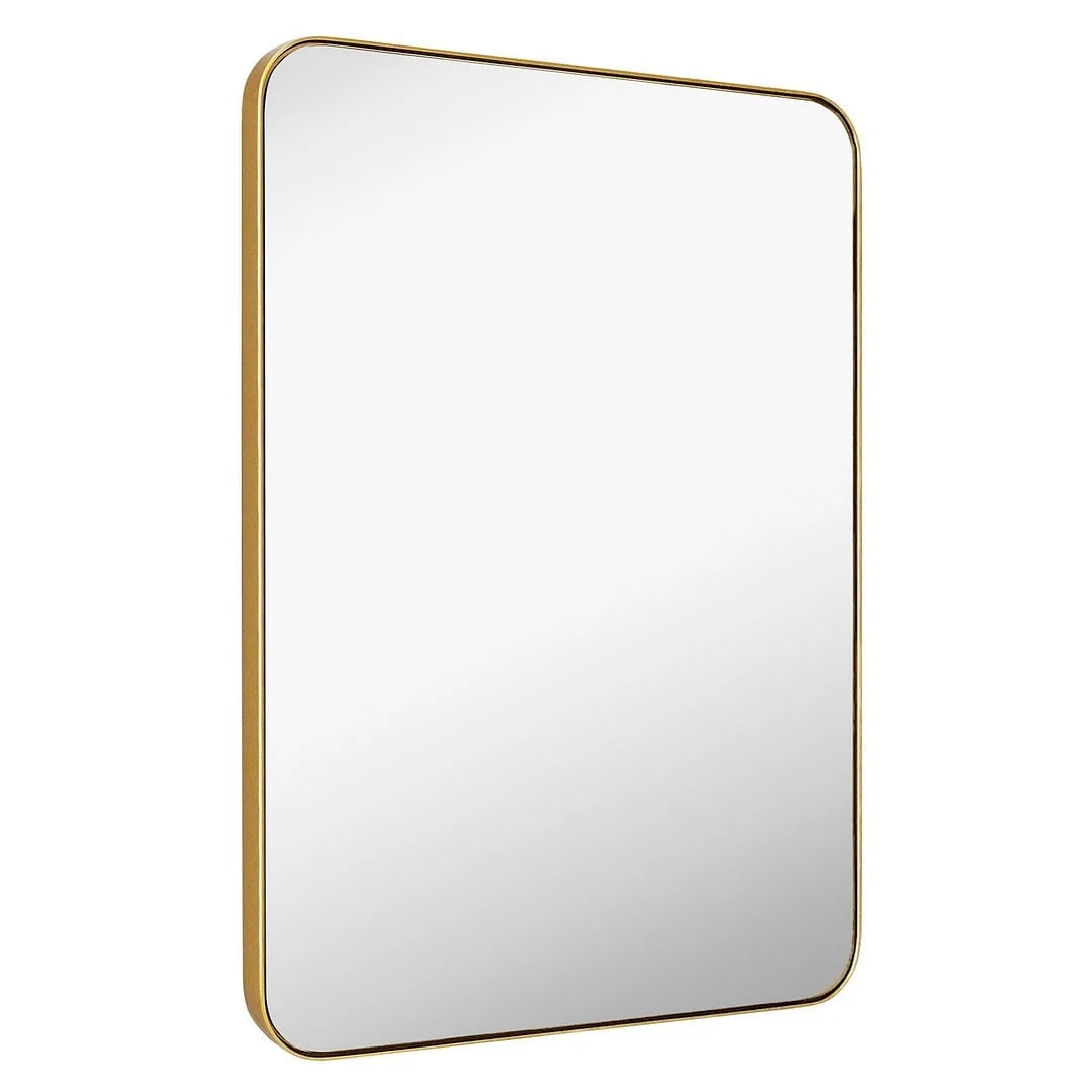 Metal Venetian Wall Mounted Mirror, Decorative Vintage Style Hanging Mirror for Living Room, Bedroom and Entryway
