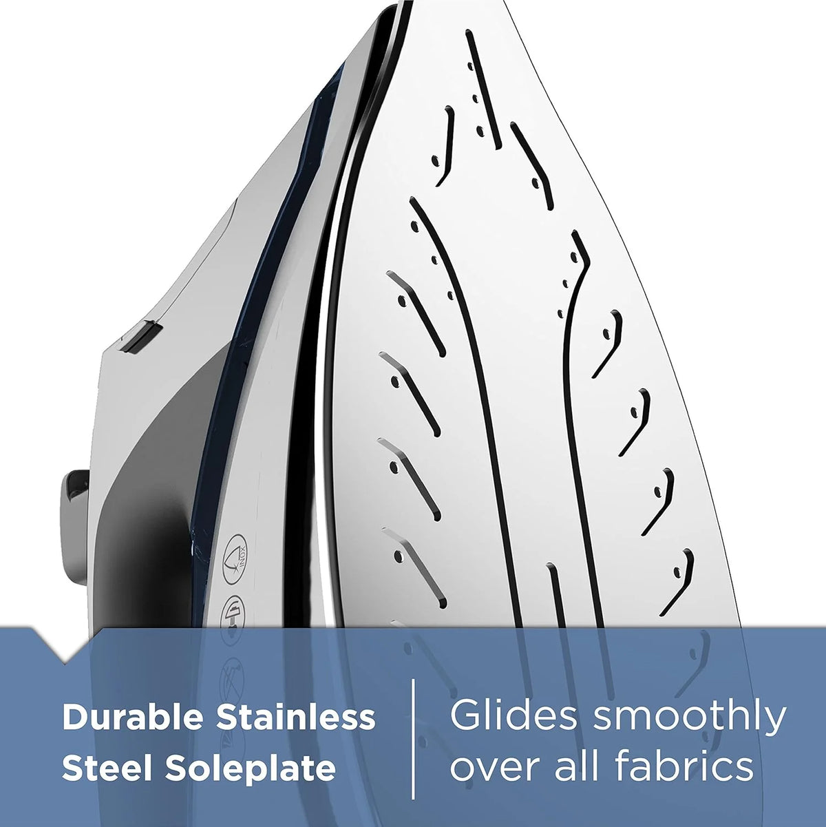 Professional Steam Iron for Clothes, Powerful High Steam Output Garment Iron for Home and Travel