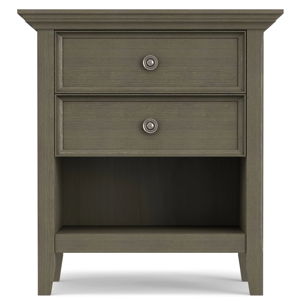 24 Inch Wide Solid Wood Nightstand, Bedside Table and Bedroom End Table