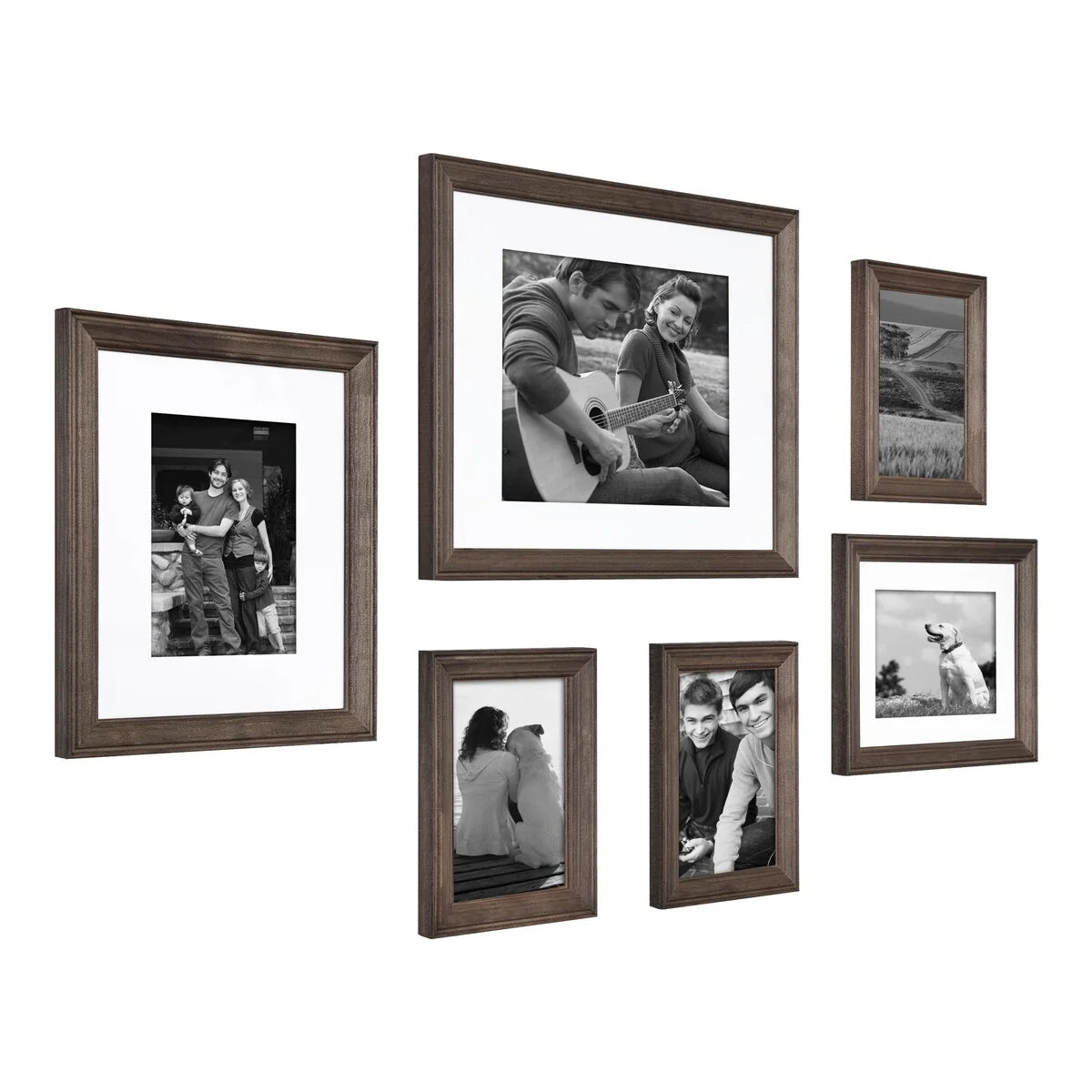 Gallery Wall Frame Set, Multi-Piece Decorative Picture Frames for Photos, Artwork and Home Decor