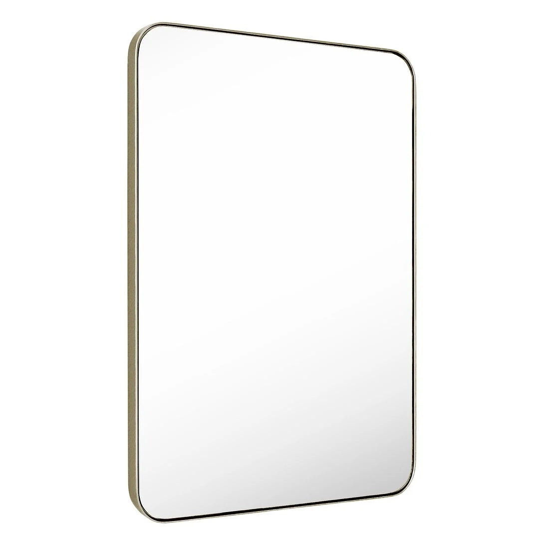 Metal Venetian Wall Mounted Mirror, Decorative Vintage Style Hanging Mirror for Living Room, Bedroom and Entryway