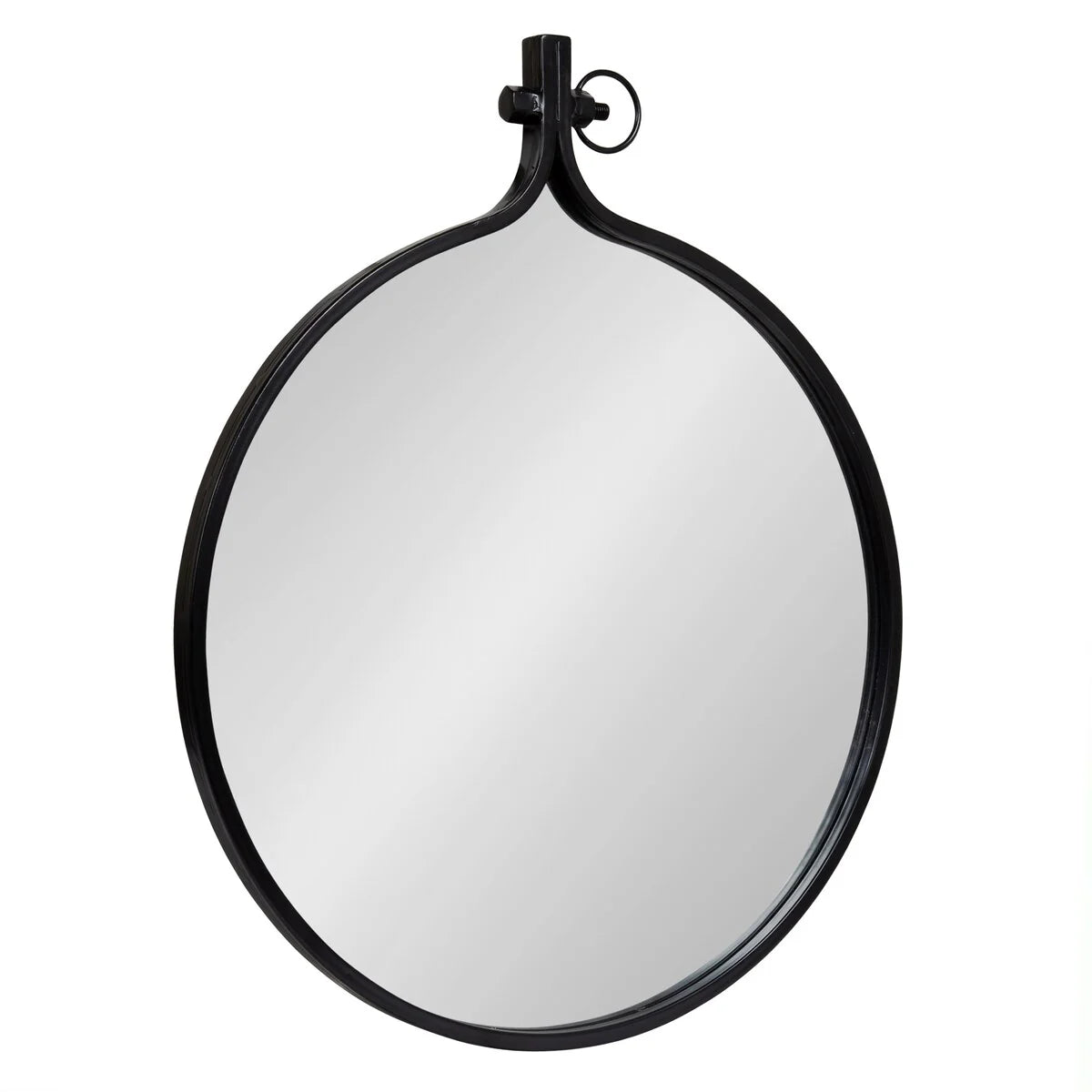 Modern Round Wall Mirror, Decorative Circular Accent Mirror for Living Room, Bedroom and Entryway