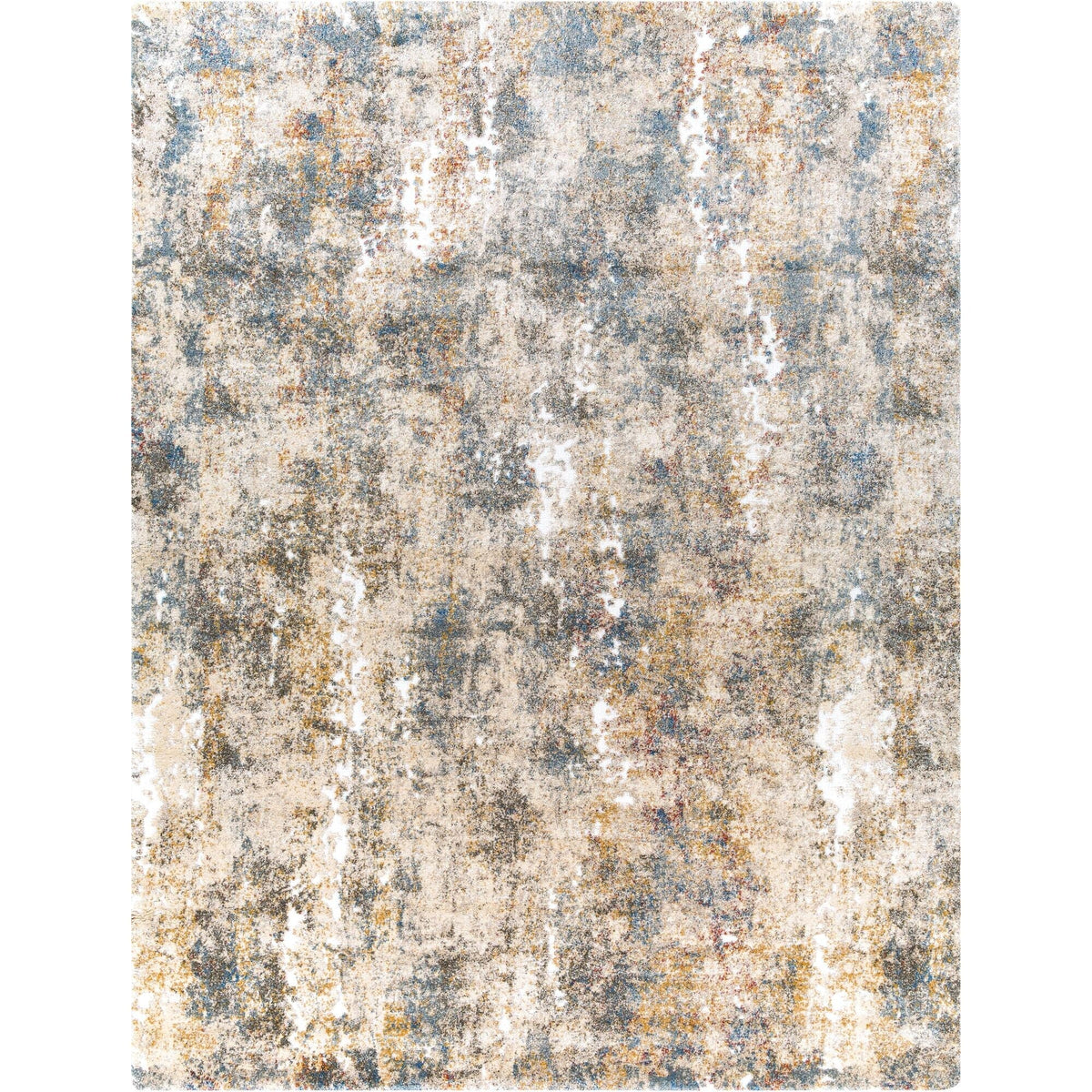 Mid-Century Medallion Area Rug, Modern Decorative Pattern Rug for Living Room, Bedroom and Home Decor