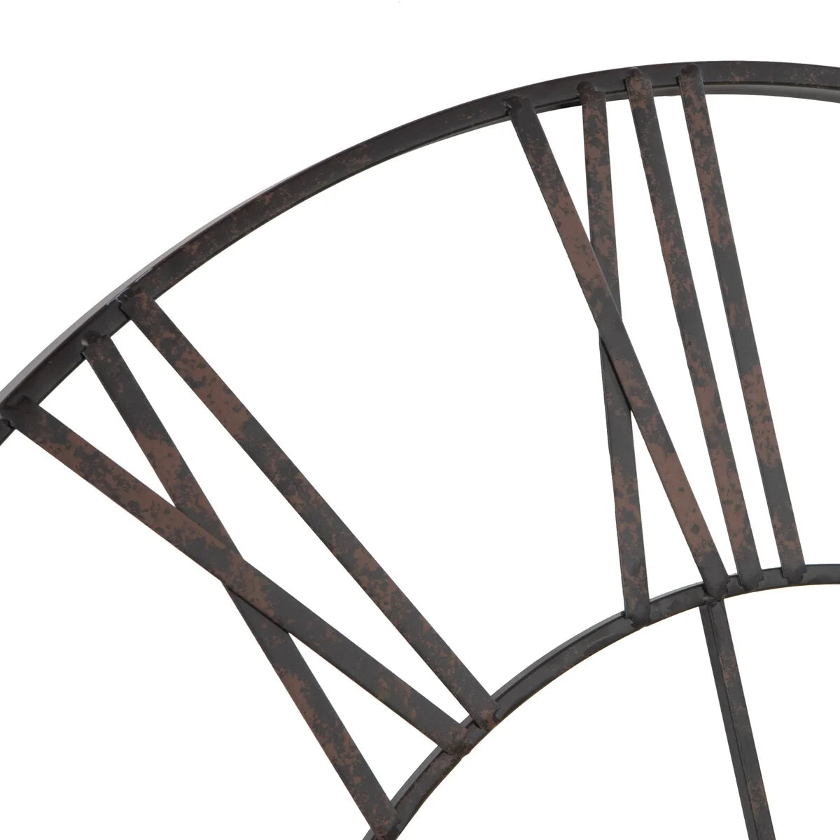 Modern Round Metal Wall Clock, Decorative Circular Hanging Clock for Living Room, Bedroom and Office