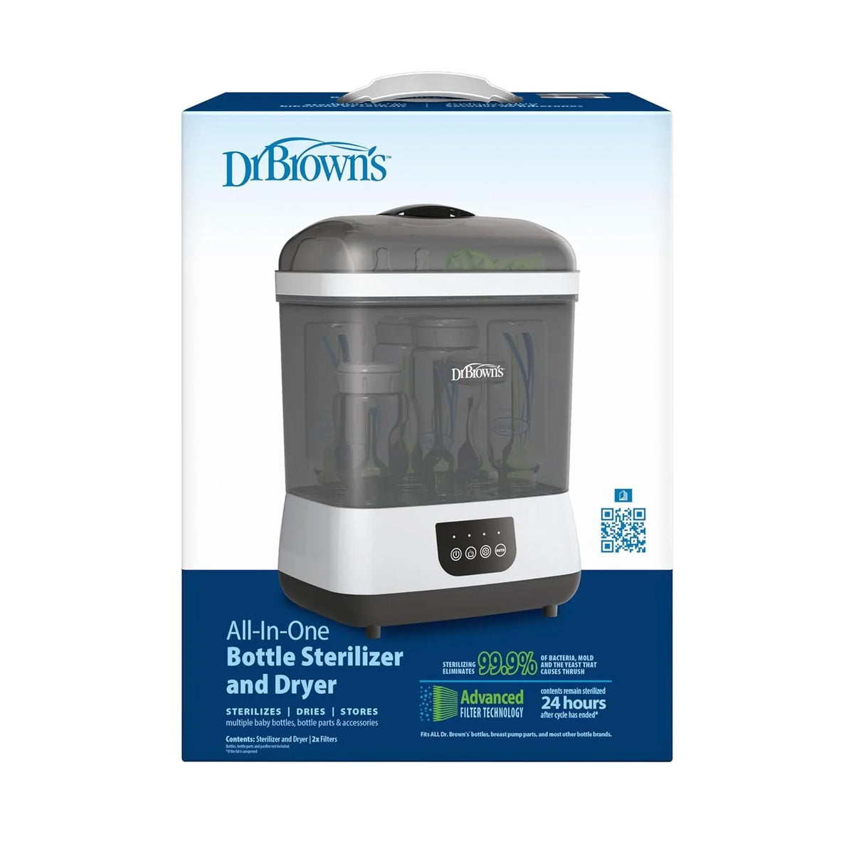 All-in-One Baby Bottle Sterilizer and Dryer