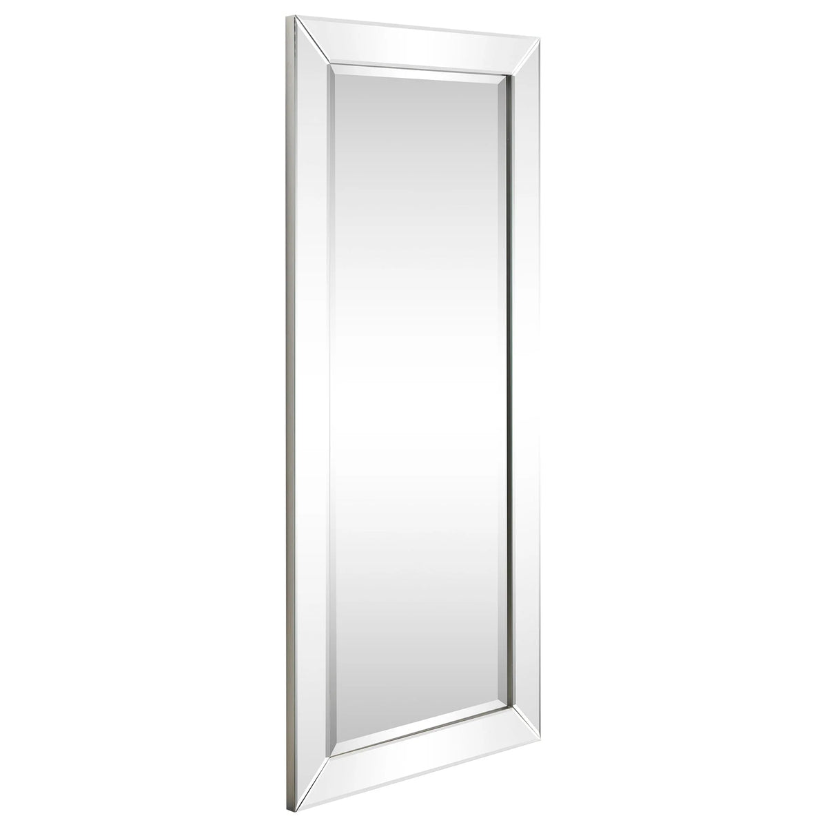 Beveled Rectangular Clear HD Wall Mirror, Bathroom Vanity and Bedroom Mirror, 3 Sizes