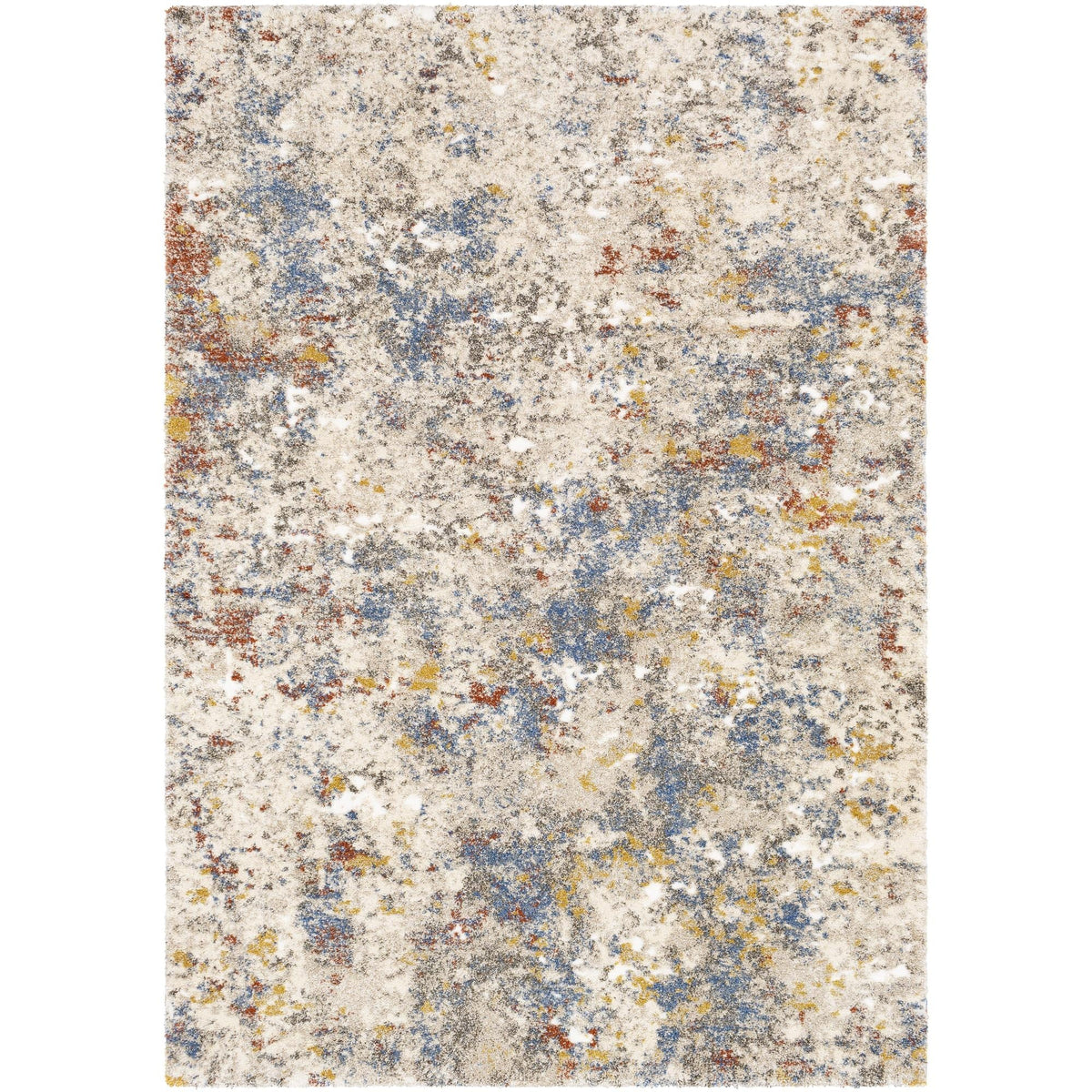 Mid-Century Medallion Area Rug, Modern Decorative Pattern Rug for Living Room, Bedroom and Home Decor