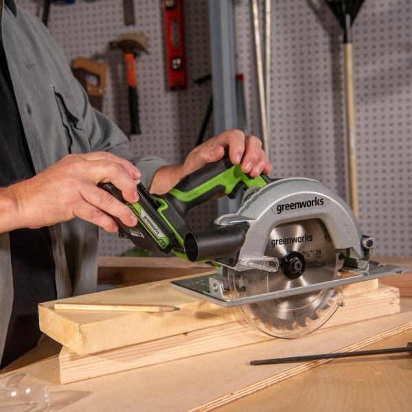 24V Brushless 7-1/4" Cordless Circular Saw �� Variable Speed, Bare Tool