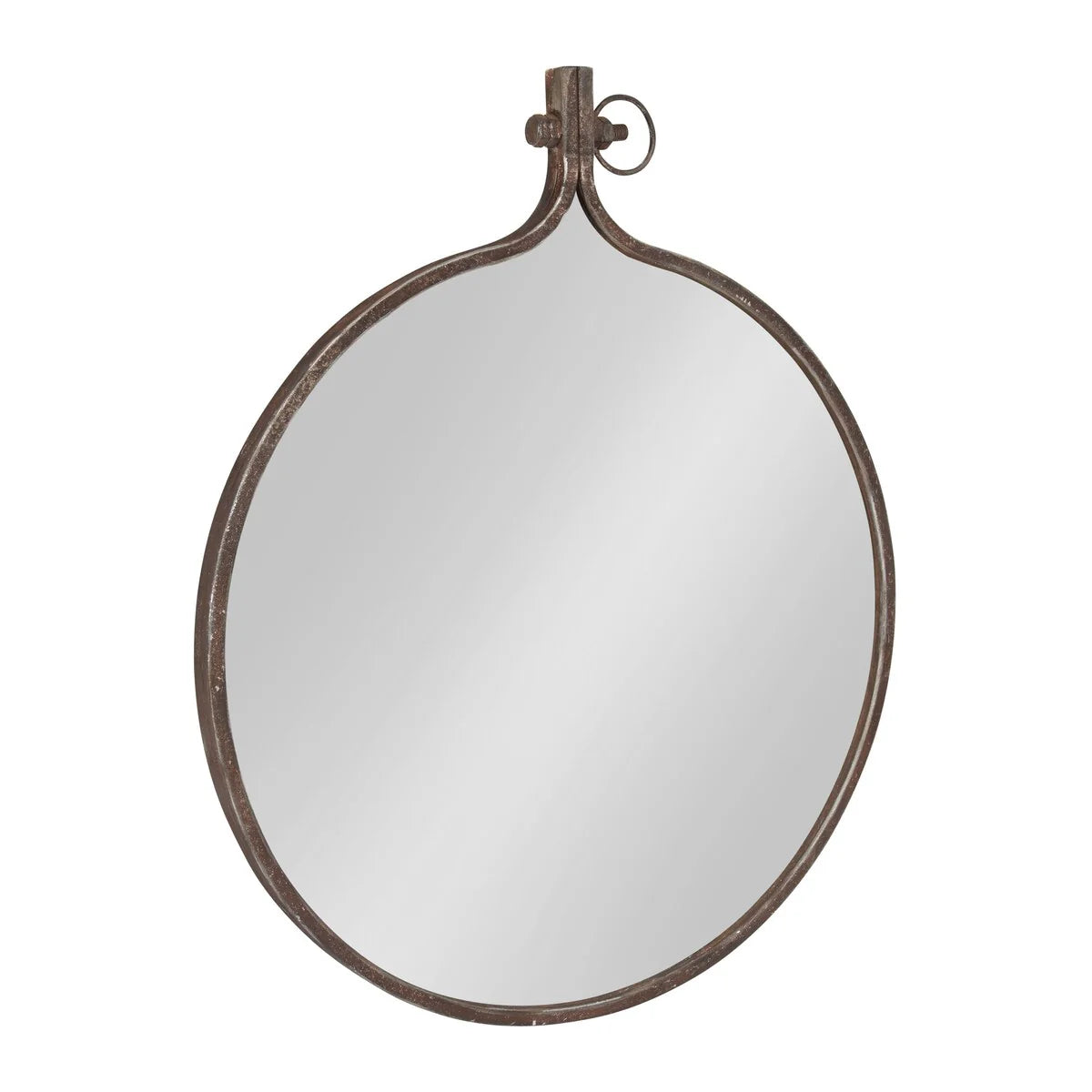 Modern Round Wall Mirror, Decorative Circular Accent Mirror for Living Room, Bedroom and Entryway
