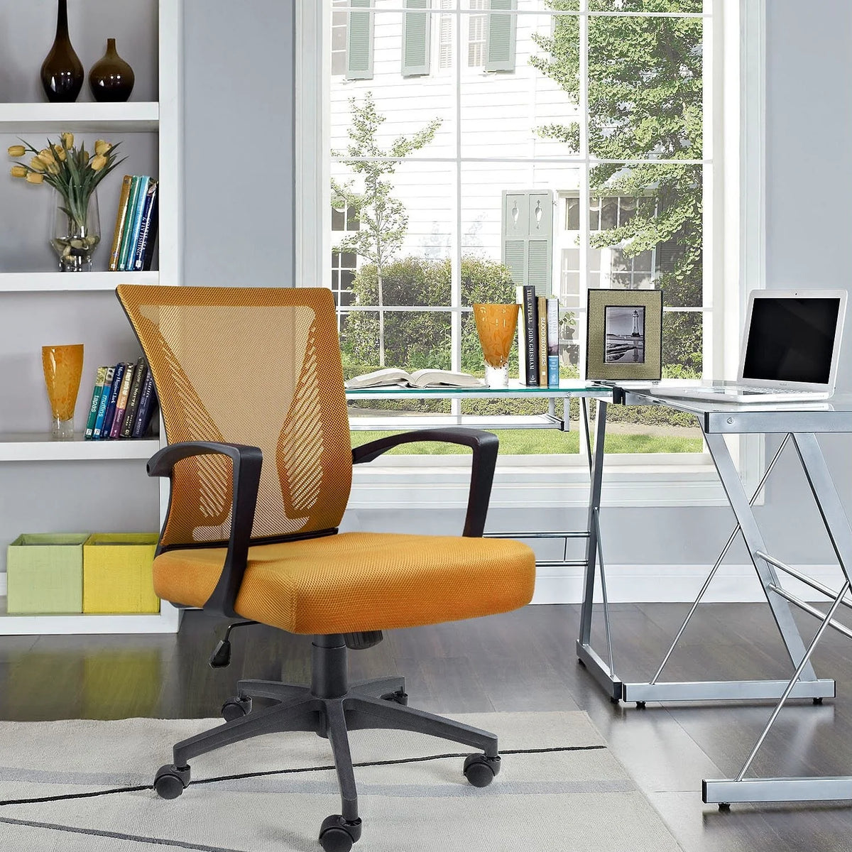 Ergonomic Mesh Office Chair with Lumbar Support, Breathable Computer Desk Chair