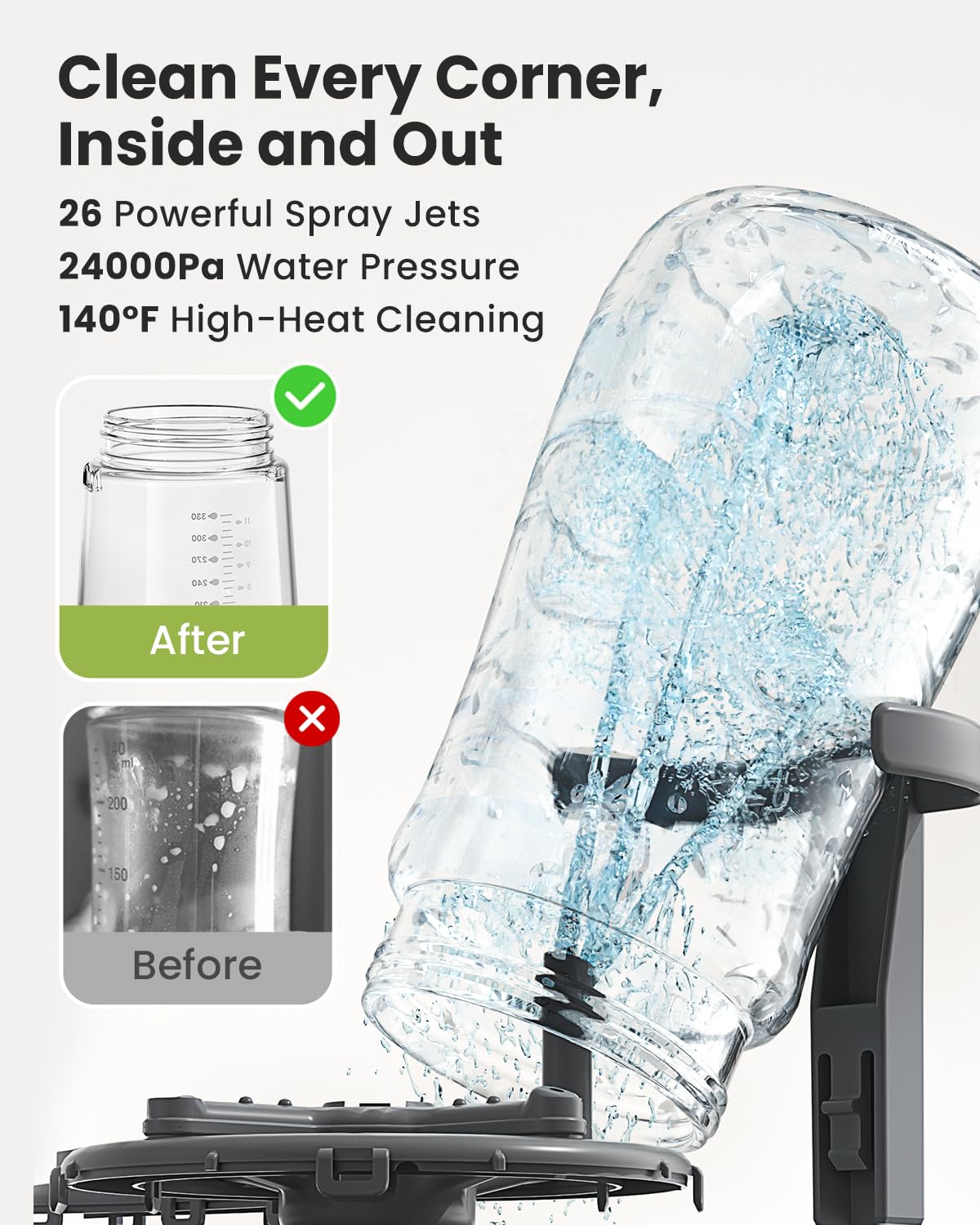 All-in-One Baby Bottle Washer & Cleaner Pro