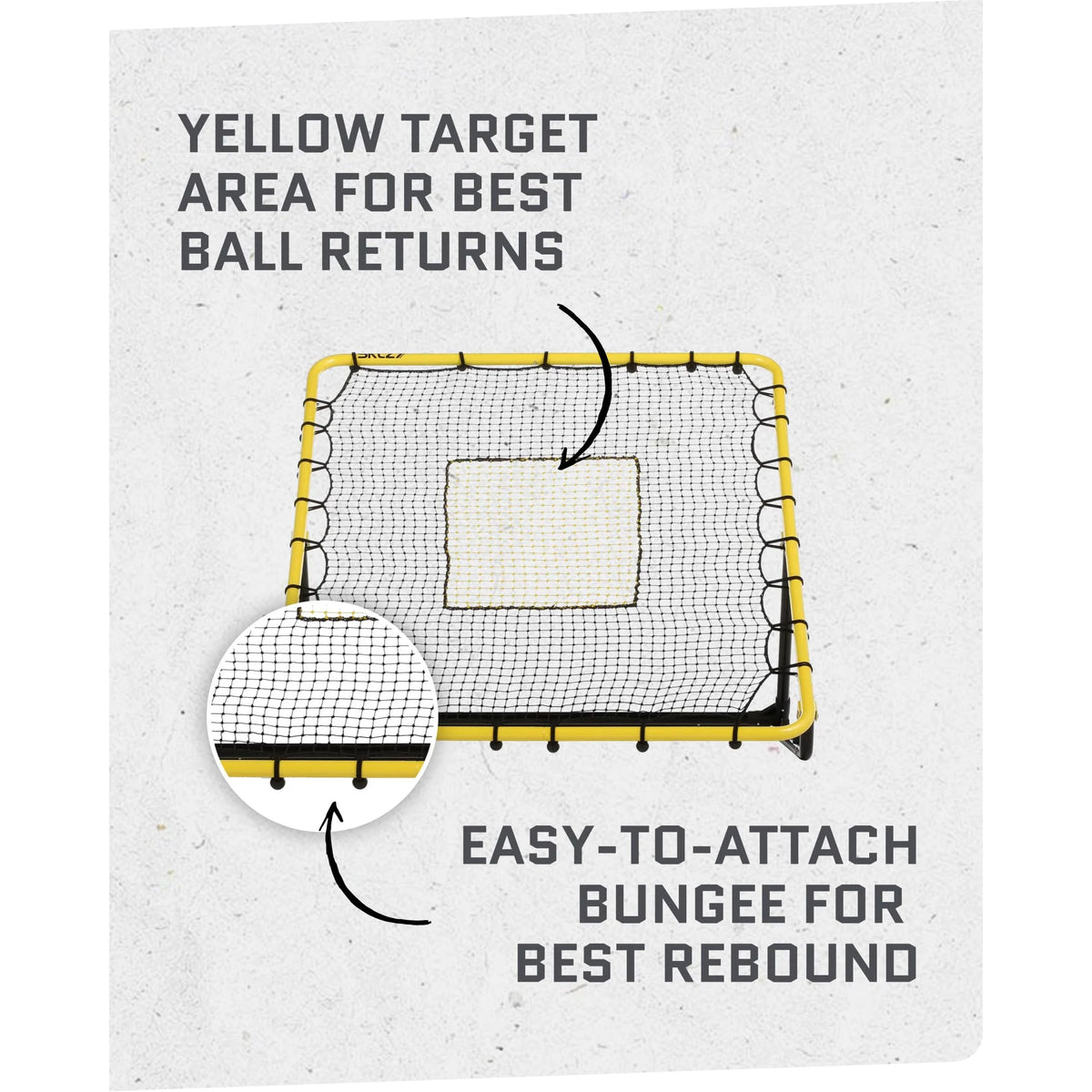 Baseball & Softball Fielding Trainer Rebounder Net, Portable Practice Equipment for Throwing, Catching and Fielding Skills