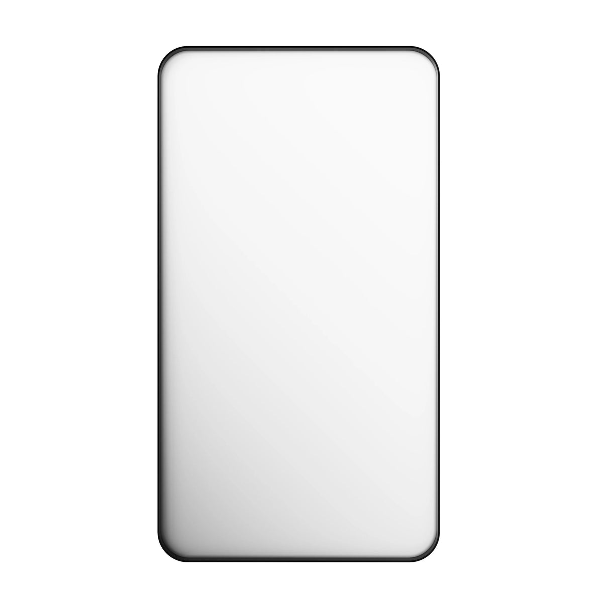 Aluminum Alloy Rounded Corner Vanity Mirror, Modern Wall Mounted Mirror for Bathroom, Bedroom and Home Decor