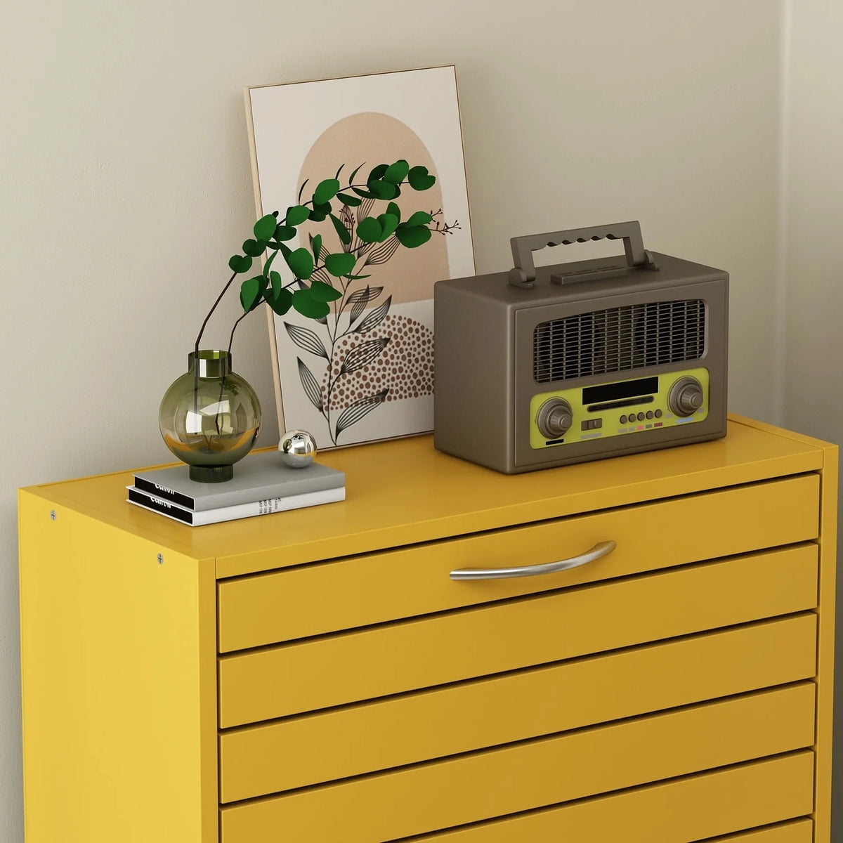 Modern Shoe Storage Cabinet for Entryway and Hallway, Space-Saving Shoe Organizer