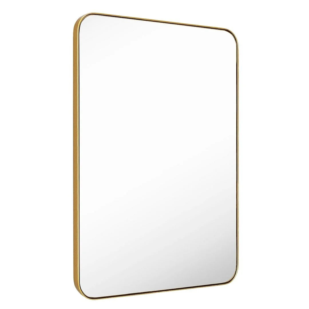 Metal Venetian Wall Mounted Mirror, Decorative Vintage Style Hanging Mirror for Living Room, Bedroom and Entryway
