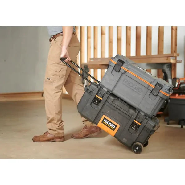 27Qt Cold Box �� High-Impact Resin Cooler with Carry Handle