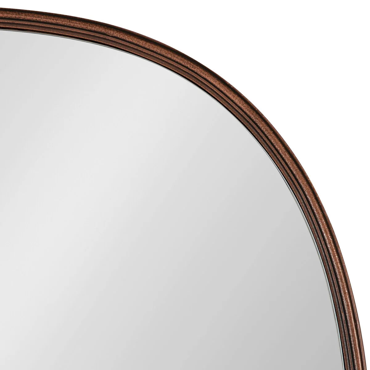 Modern Capsule Framed Wall Mirror, Decorative Oval Accent Mirror for Living Room, Bedroom and Entryway
