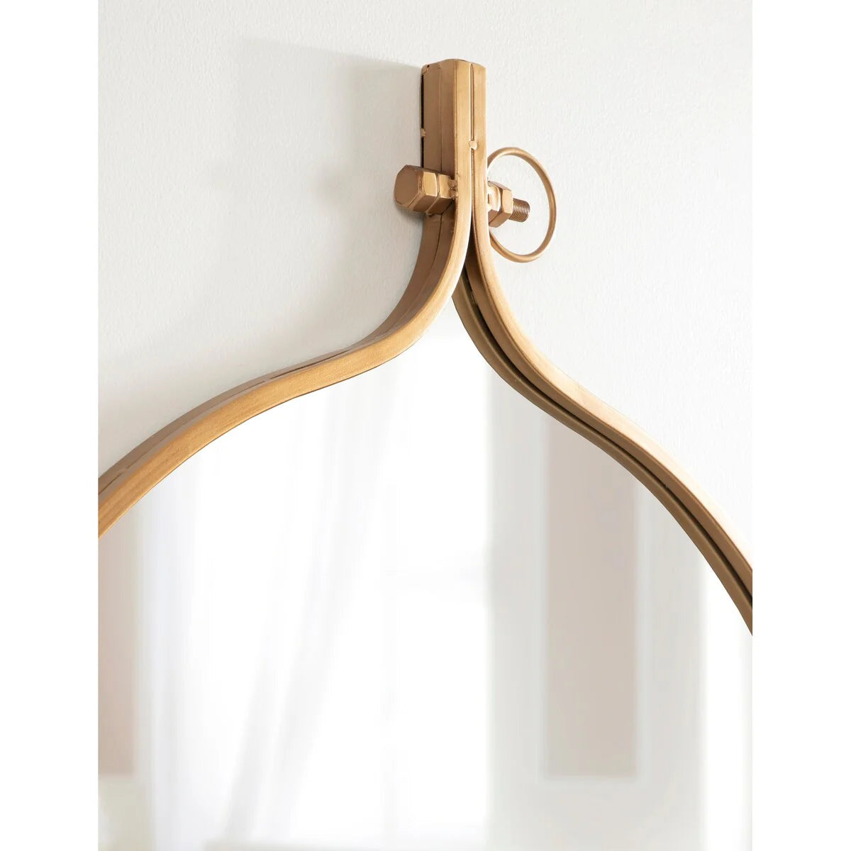 Modern Round Wall Mirror, Decorative Circular Accent Mirror for Living Room, Bedroom and Entryway