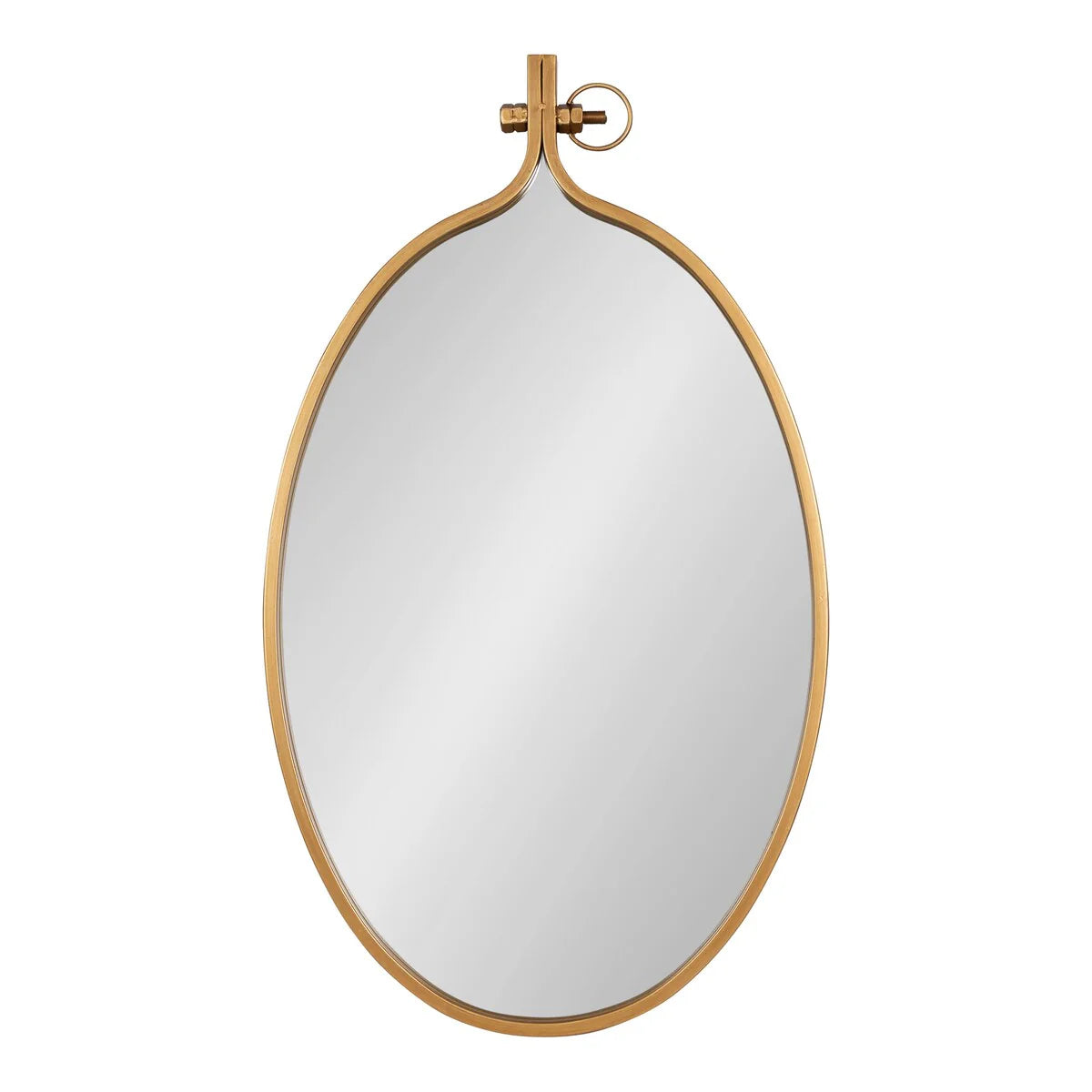 Modern Round Wall Mirror, Decorative Circular Accent Mirror for Living Room, Bedroom and Entryway