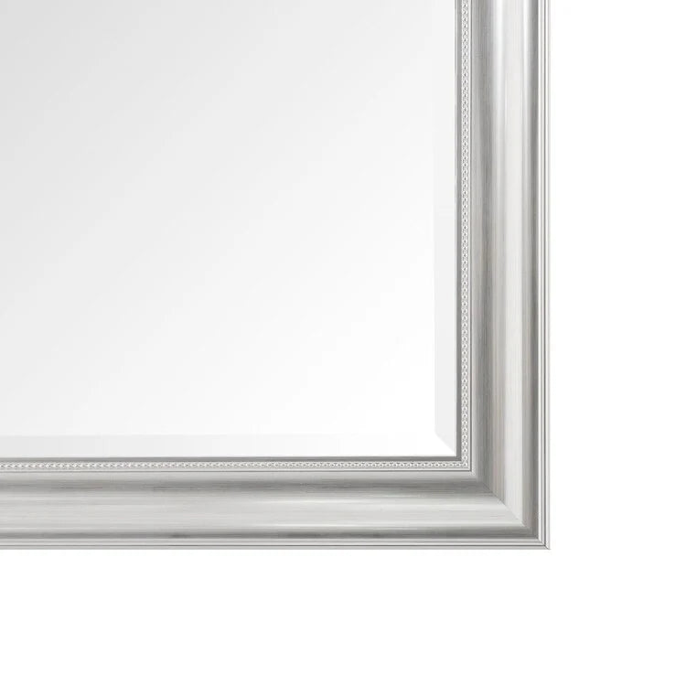 Tall Beaded Full Length Mirror, Oversized Full Body Standing Mirror with Decorative Frame for Bedroom, Dressing Room and Home Decor