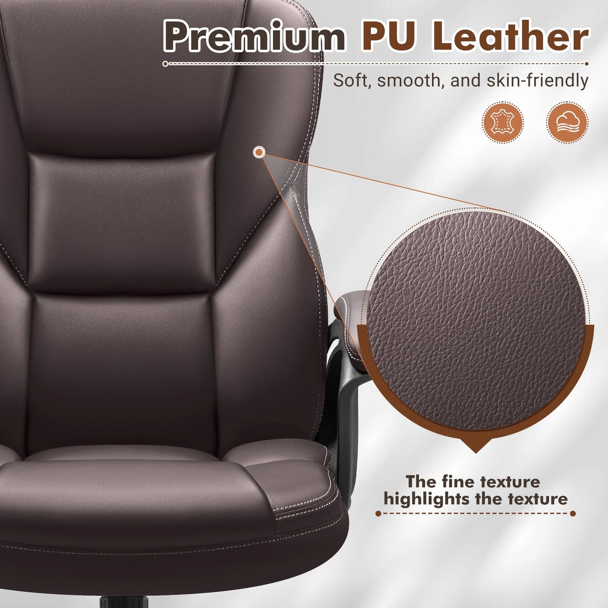 High Back Executive Office Chair, Ergonomic Computer Desk Chair for Home and Office