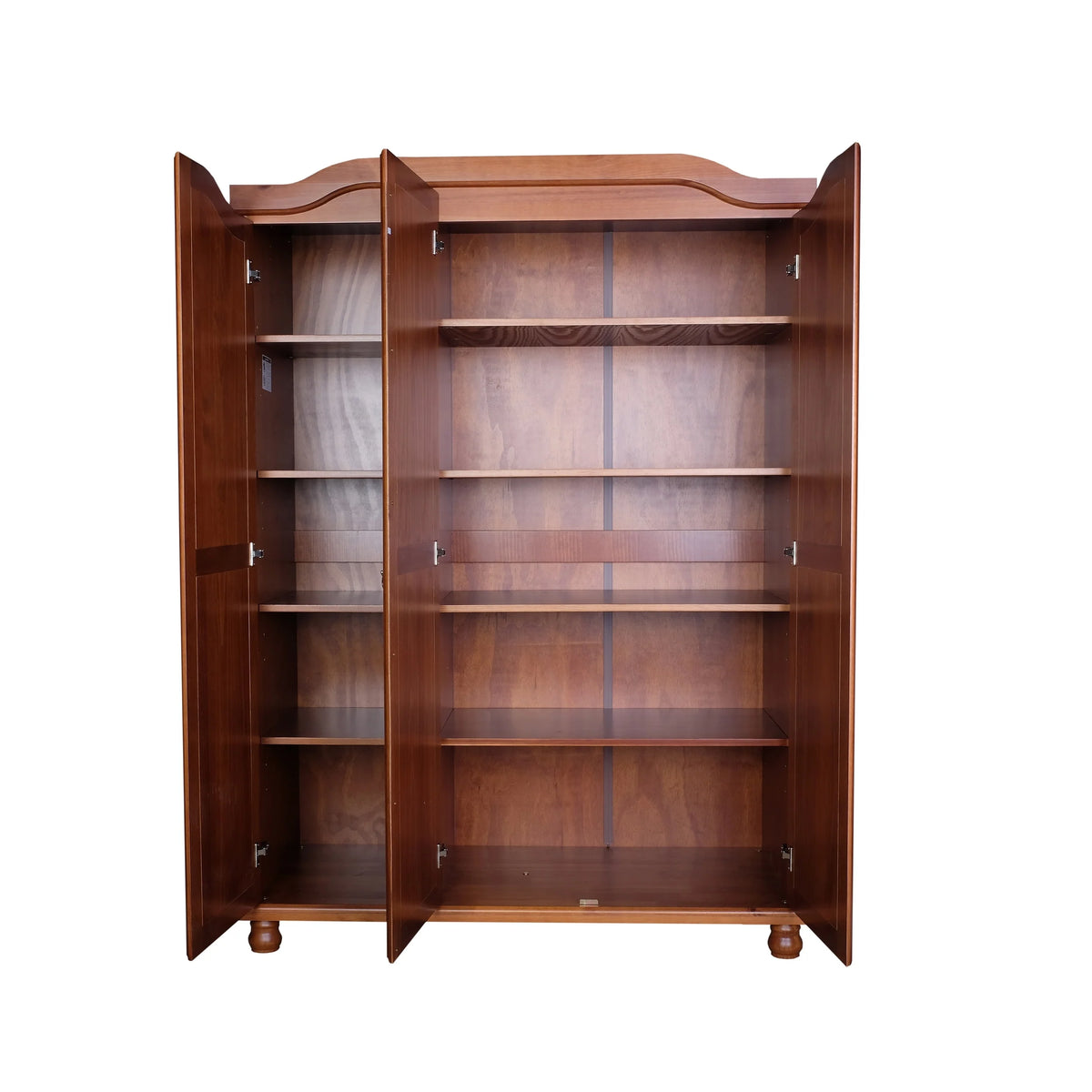 Set of 4 Small Solid Wood Shelves for Wardrobe and Armoire Storage