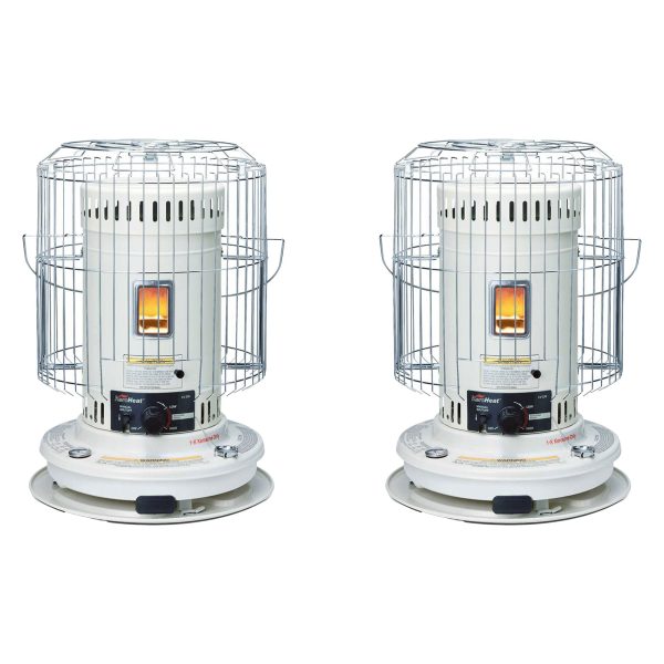 23,500 BTU Indoor/Outdoor Convection Kerosene Heater �� 2-Pack, Portable Space Heater