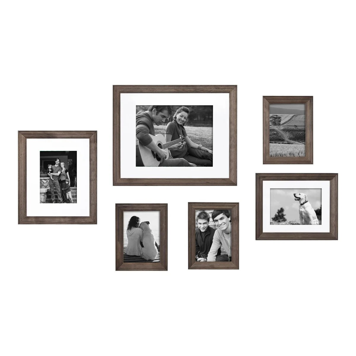 Gallery Wall Frame Set, Multi-Piece Decorative Picture Frames for Photos, Artwork and Home Decor