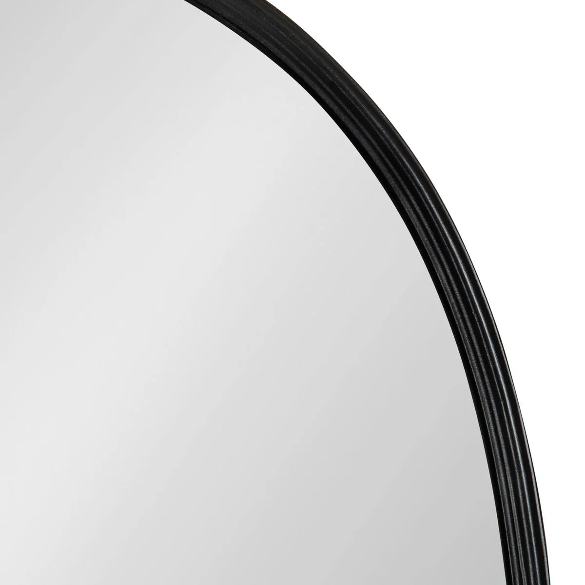 Modern Capsule Framed Wall Mirror, Decorative Oval Accent Mirror for Living Room, Bedroom and Entryway