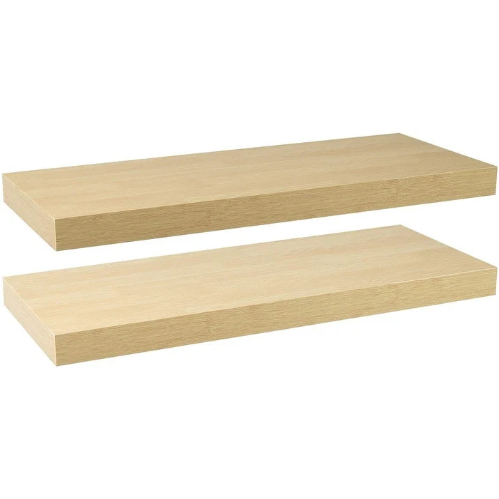24 Inch Extra Long Floating Wall Shelf, Wall Mounted Display and Storage Shelf for Home Decor