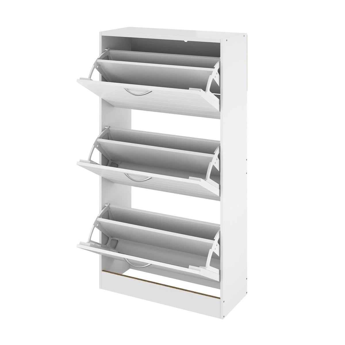 Modern Shoe Storage Cabinet for Entryway and Hallway, Space-Saving Shoe Organizer