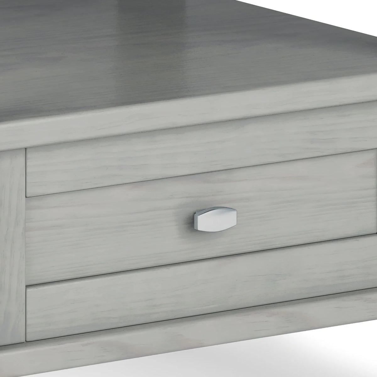 20 Inch Wide Solid Wood Rectangle End Table, Transitional Side Table