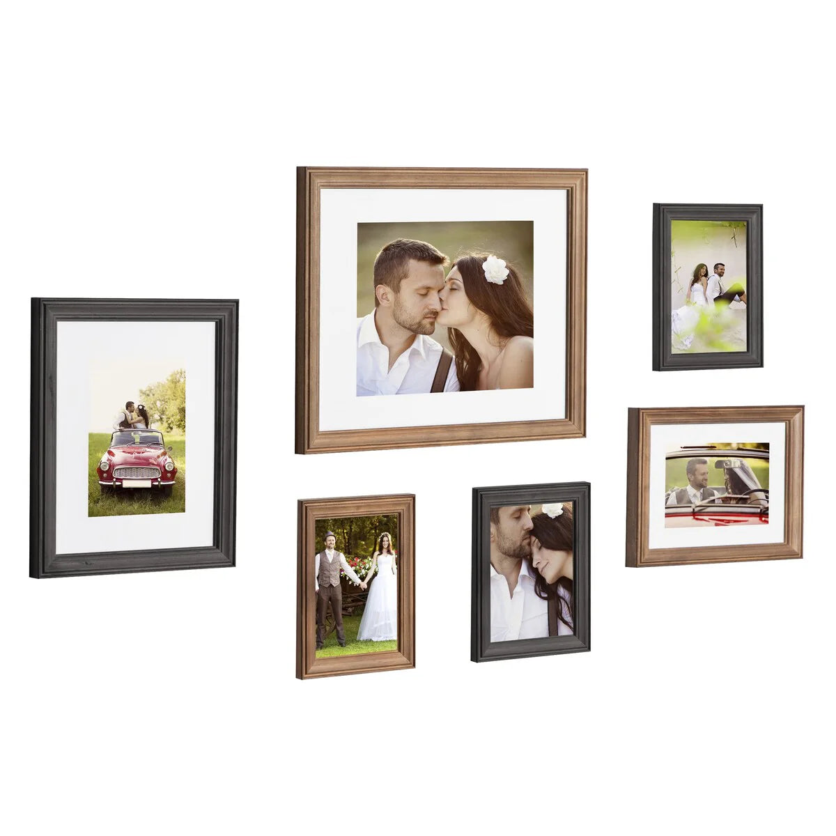 Gallery Wall Frame Set, Multi-Piece Decorative Picture Frames for Photos, Artwork and Home Decor
